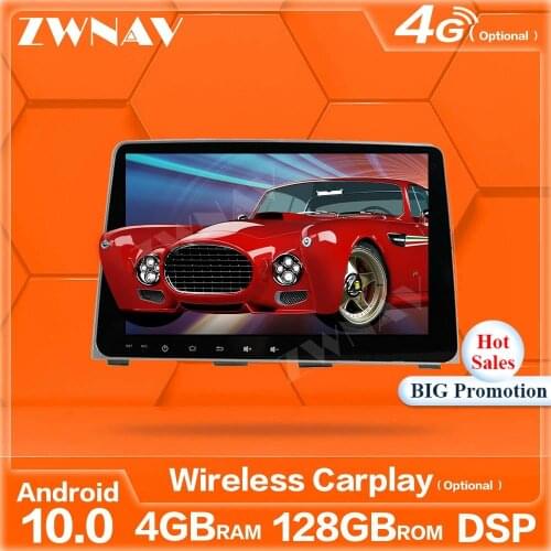 128GB Wireless Carplay Android 10 Screen Multimedia Player For Hyundai SONATA 2018 GPS Navi Auto Audio Radio Stereo BT Head Unit