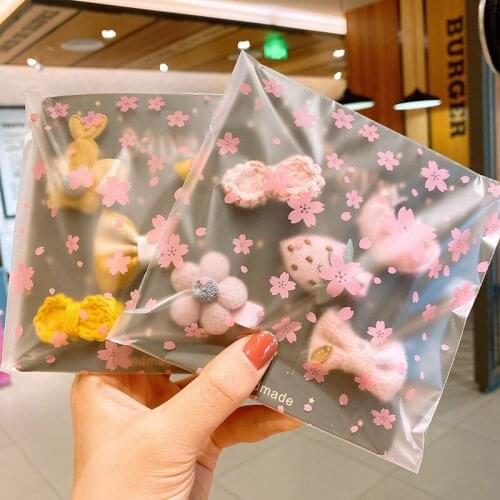 New Cute Bear Girls Hair Bows 5pcs Children Flower Hair Clips For Baby Hair Accessories Kids Barrettes Hairpins Headwear