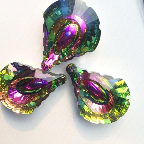 50pcs 63mm Rainbow AB Crystal Quartz chandelier Prism pendants,Crystal lighting Parts fengshui decor room window home lucky day