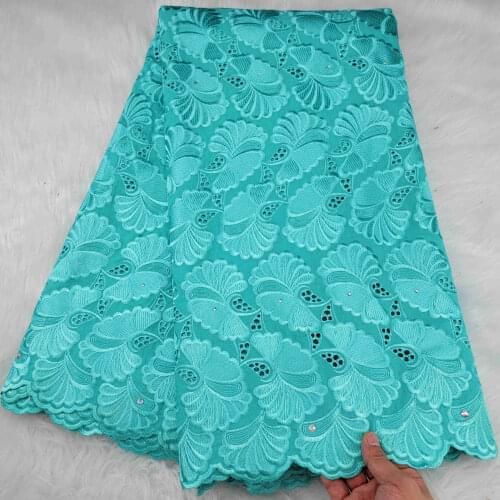 African Lace Fabric 2021 High Quality Lace Swiss Voile Lace In Switzerland Dubai Fabric Latest African 100%Cotton Lace abric 5Y