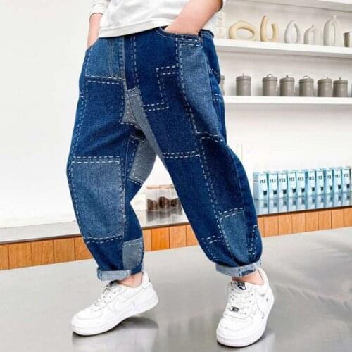 Boys Pants Spring And Autumn Childrens Trousers New Korean Version Of Harlan Loose Casual Pants Suitable For Boys 3-13 Years