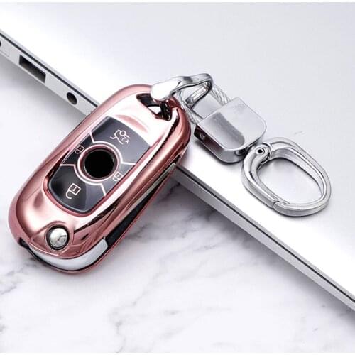 For Buick VERANO ENCORE GX GL6 for Opel Vauxhall Astra K Corsa E Car TPU Key Case Cover Bag Shell Keychain Protector