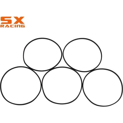 Motorcycle Black 5 Pcs Clutch Gasket Seal Ring O-Rings For Harley Sportster 883 1200