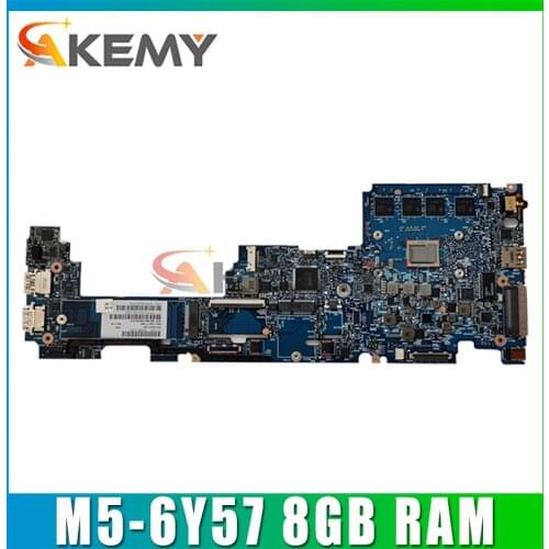 For HP EliteBook 1030 G1 Laptop Motherboard With SR2EG M5-6Y57 CPU 8GB RAM 842327-001 842327-601100% Tested Fast Ship