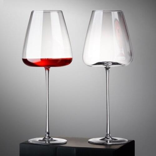 Crystal wine glass goblet set personality luxury wine cup elegant wine cup a pair of gift boxes