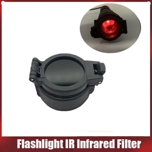 Flashlight IR Infrared Filter For Surefir M300 M600 Airsoft Sports Tactical M600C M600W Flashlight Diameter 25mm