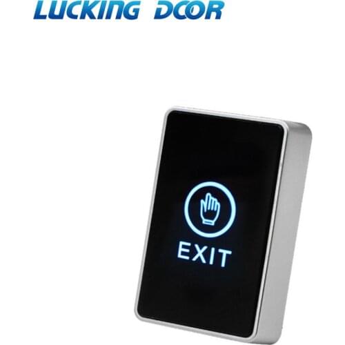 Push Touch Exit Button Door Eixt Release Button With LED Indicator for Home Security Protection for access Control System