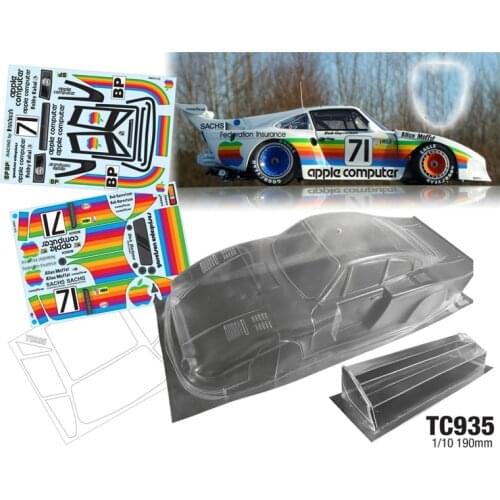 Rc Car Shell Porsche Beluga Clear Body 258mm Wheelbase For 1:10 Scale On Road Racing Cars Model