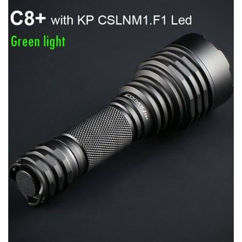 High Powerful Green Light Flashlight Convoy C8 Plus with KP CSLNM1.F1 Led Linterna 18650 Lantern Camping Flash Light Work Torch