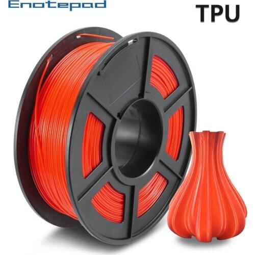 Enotepad New arrival TPU Filament Flexible 0.5KG Soft 3D Printing material Filament flex 1.75mm Total 164 M 3D Printer Modeling