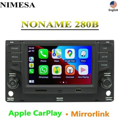 NONAME 5GD 035 280B Carplay MirrorLink MQB Car Radio MIB Radio For VW Golf 7 Passat B8 MK7 VII