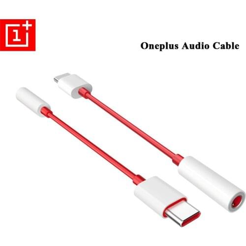 Original USB Type C To 3.5mm Earphone Jack Adapter Aux Audio Cable USB C Music Converter For One Plus 1+ 9 8 8T 7 7T Pro 6 6T 5