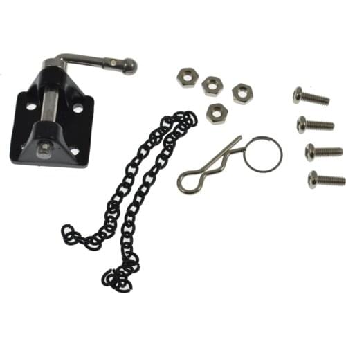 RC Metal Tow Shackle Trailer Hook for Axial SCX10 90046 TAMIYA CC01 D90 D110 TF2 TRX-4 1/10 RC Crawler Truck
