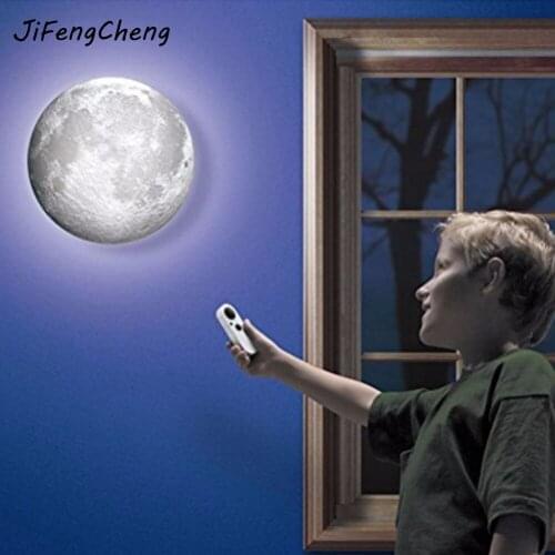 JiFengCheng Remote control moonlight lantern light creative romantic wall lamp Wall decoration lights