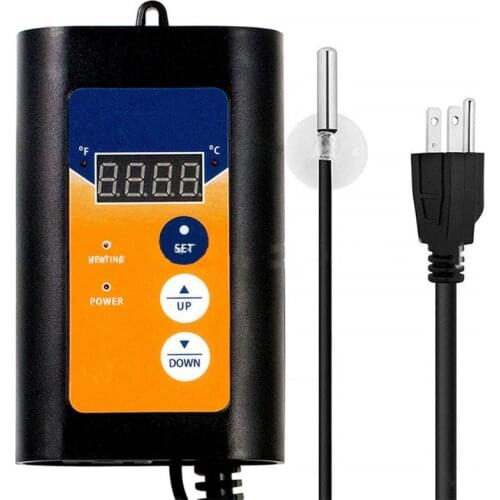 Heat Mat Thermostat 5-40℃ Planting Temperature Controller Growing Equipment 203C