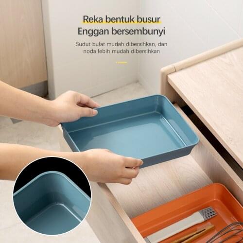 Kitchen Tableware Drawer Storage Box Cupboard Chopsticks Knife And Fork Compartment Sorting Box Desktop Storage Case