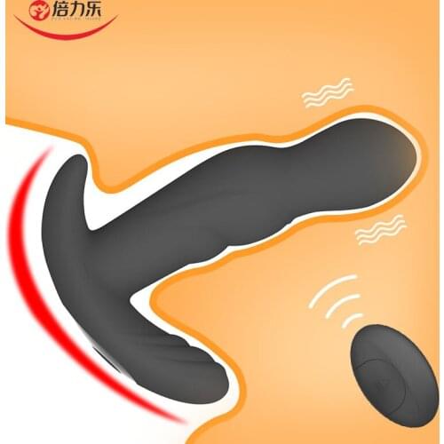 10 Modes Rotation Anal Vibrator Male Prostate Massager Anal Plug Anus P-Spot Stimulator Butt Plug Adult Sex Toys for Men Gays