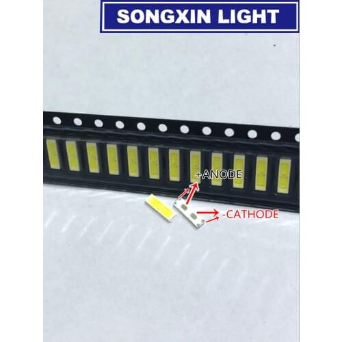 1000pcs SPECIAL-2 For LG LED LCD Backlight TV Application LED 1W 6V 7020 Cool white LCD TV Backlight TV Application BD72K LED