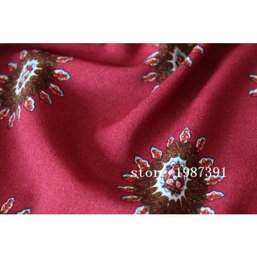 145cm width Composite flower fabric sunflowers pattern pink background can't see through for skirt suit-dress headband CH-7770