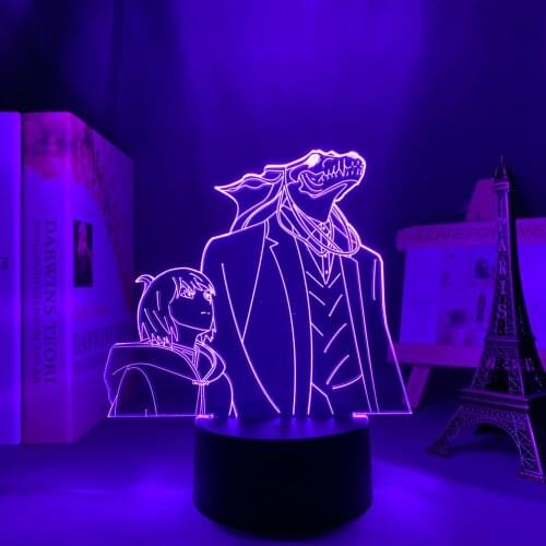 3d Lamp Anime The Ancient Magus Bride for Bedroom Decor Night Light Child Birthday Gift Manga The Ancient Magus Bride Led Light