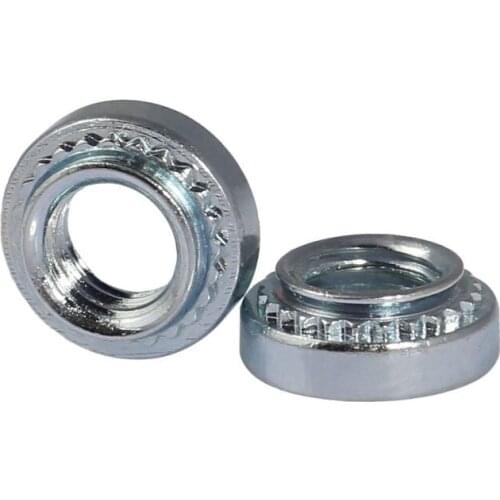 4.8-stage galvanized rivet nut environmental protection plate gold nut rivetnut rivet nut Rivet nut M2-M10 50PCS