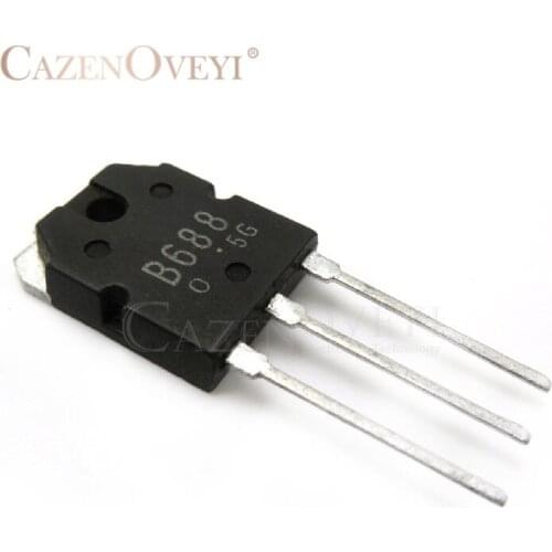 4pcs/lot =2pairs 2SB688 2SD718 ( 2pcs B688 + 2pcs D718 ) TO-3P In Stock