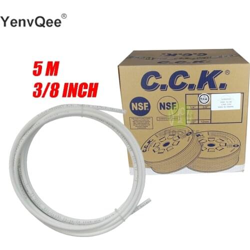 5M Water Filter Parts 3/8"OD CCK water Tube/Pipe Quick Water Purifier RO Reverse Osmosis System nsf