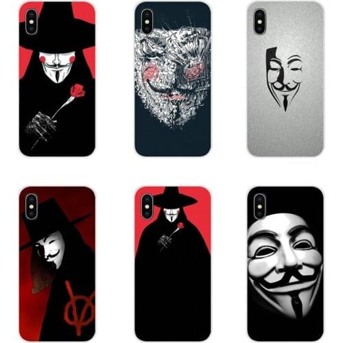 Accessories Phone Cases Covers For Huawei Nova 2 3 2i 3i Y6 Y7 Y9 Prime Pro GR3 GR5 2017 2018 2019 Y5II Y6II Hot V for Vendetta