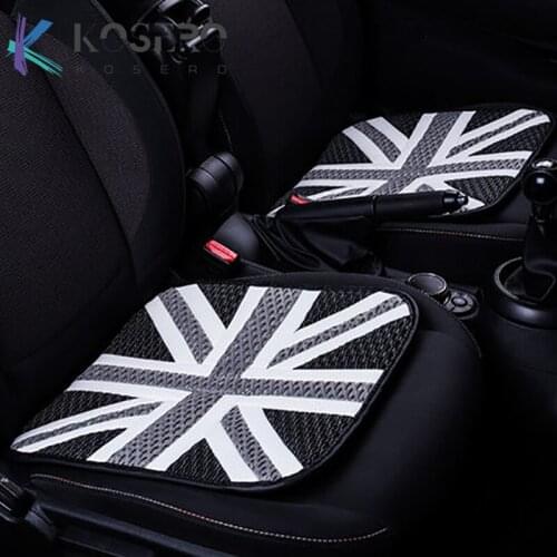 Car ice silk leather cushion Seat Breathable Pad For BMW MINI ONE COOPER S F55 F56 F60 R55 R56 R6 JCW Car decoration Accessories
