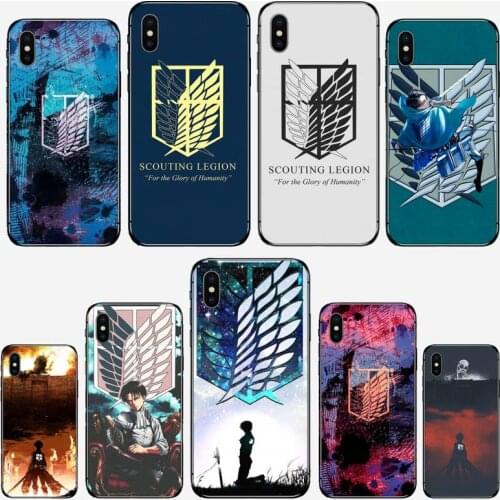 Anime Japanese attack on Titan Phone Case for iPhone 11 12 mini pro XS MAX 8 7 6 6S Plus X 5S SE 2020 XR
