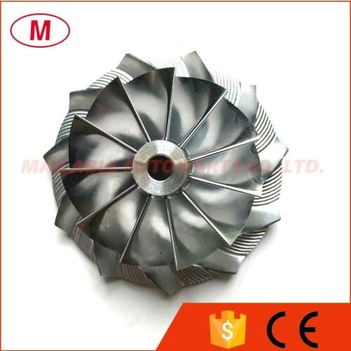 GT2871 452546-0003 51.17/70.98mm 11+0 blades Turbo Billet compressor wheel/Aluminum 2618/Turbocharger Milling wheel for Racing