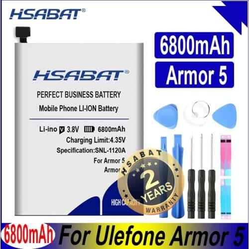 HSABAT Ulefone Armor 5 Phone Batteries