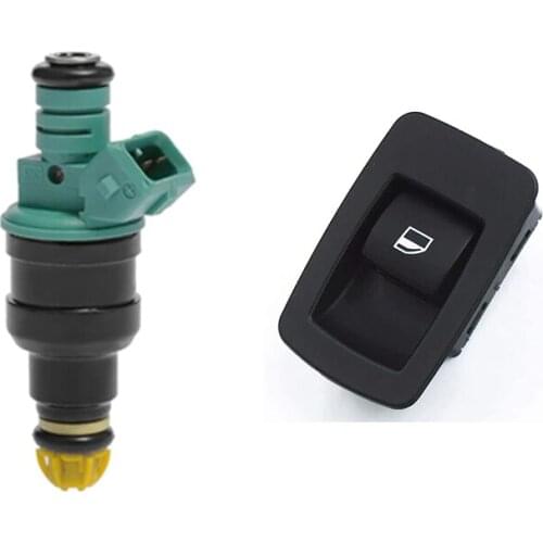 1 Pcs Fuel Injector Repair Service Kit & 1 Pcs Car Glass Lifter Single Switch Power Window Control Switch