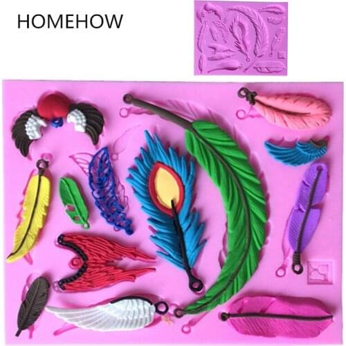 Hot Sale 1PC/Lot Leather Wing Fondant Mold Chocolate Mould Cake Decorating Tools Kitchen Accessories Bakeware Sugarcraft Tools