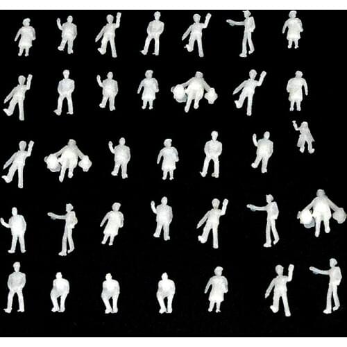 1:200 scale model miniature white people Architectural model human scale HO model ABS plastic peoples