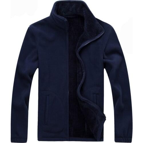 2019 TANG Mens Softshell Fleece Casual Jackets Men Warm Sweatshirt Thermal Coats Solid Thickened Brand Clothing 6XL 8XL