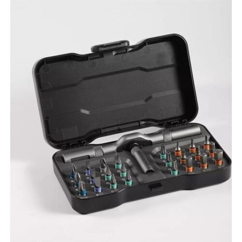 24-in-1 Rotating Screwdriver set Ratchet Wrench Screw driver Kit S2 Magnetic Bits Tools Set DIY Household Repair Tools