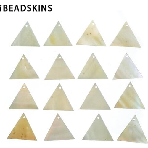 New arrival! 22x19mm 100pcs/lot shell triangle-shape charms for Stud earring/earrings accessories/Earring parts