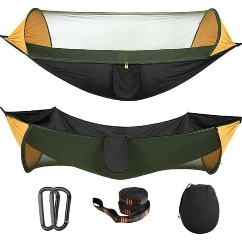 Portable Tent Camping Hammock with Mosquito Net Multi Use Portable Hammock Swing Tent for Hiking Camping
