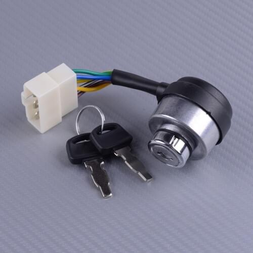 DWCX Car Portable Chinese Gasoline Diesel Generator Gas Ignition Switch On Off Start Ignition Key Lock Combination 6 Wire Way