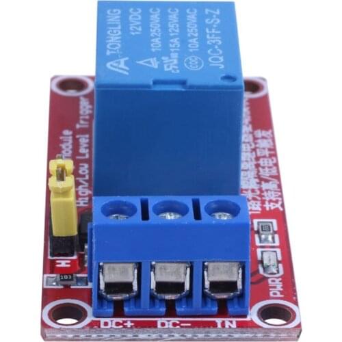 1-Channel 12V H / L Level Trigger Optocoupler Relay Relay Module for Arduino New