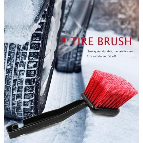 Car Wheel Brush Tire Rim Cleaner Soft Bristle Rim Detailing Brush Cleaning brush Carpet Brush Car Cleaning Accessory Tool