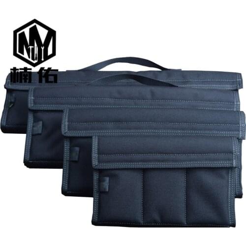 1PC EDC Multiple Styles Carbon Fiber Tool Storage Bag Folding Knife Cover Nylon Multi-pocket Storage Bag Multi-folding Knife Bag
