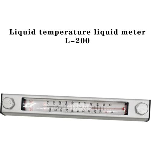 Liquid temperature liquid gauge hydraulic oil tank liquid level gauge water level gauge oil level gauge with thermometer L-200