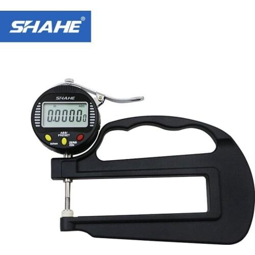 0.001mm 0-10mm Digital display Micron Thickness Gauge thickness meter 0.001 mm digital thickness gauge