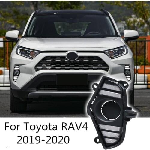 2Pcs DRL For Toyota RAV4 2019 2020 LED Daytime Running Light Waterproof with flow Yellow Turn Signal Bumper