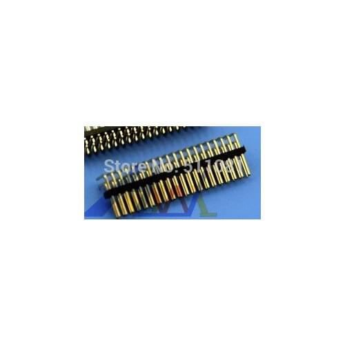 20pcs 1.27mm Pitch 2x10pin , 20 Pin 20pin Dual Row Male Pin Header Pin Connector 90 Degrees