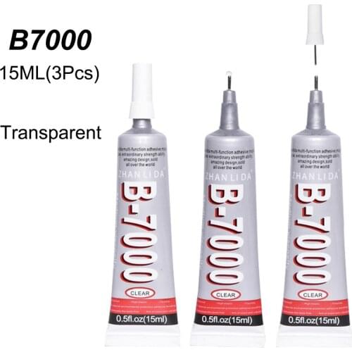 3Pcs 15ml B7000 Glue Screen T8000 Adhesive School Textile Craft T7000 Black Clothes Super Mobile Spray Display E6000 B6000 E8000