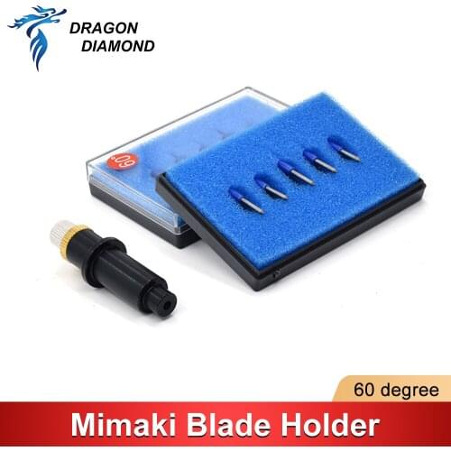 5 Pcs Mimaki Plotter Blade 60 Degree +1 pc Mimaki Plotter Blade Holder Vinyl Plotter Cutter High Quality