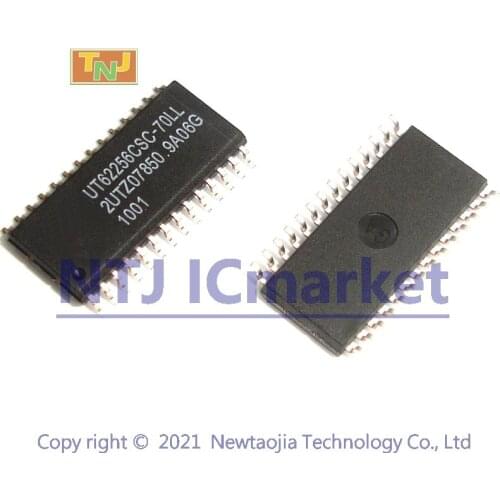 5 PCS UT62256CSC-70LL SOP-28 62256 LOW POWER CMOS SRAM IC CHIP